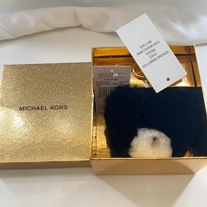 Michael Kira Teddy Bear Pom Pom keychain